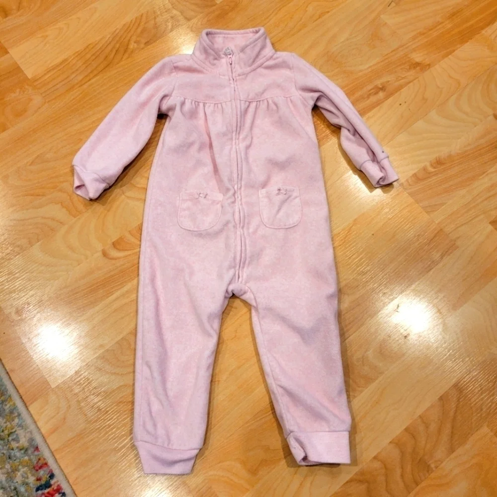 Carter's Fleece Jumpsuit Size 18 months